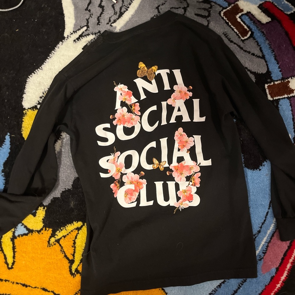 ANTI SOCIAL SOCIAL CLUB LONG SLEEVE TEE BLACK